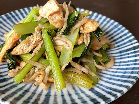 甘辛じゅわぁ〜♡油揚げとしらすで作る絶品おかず‼